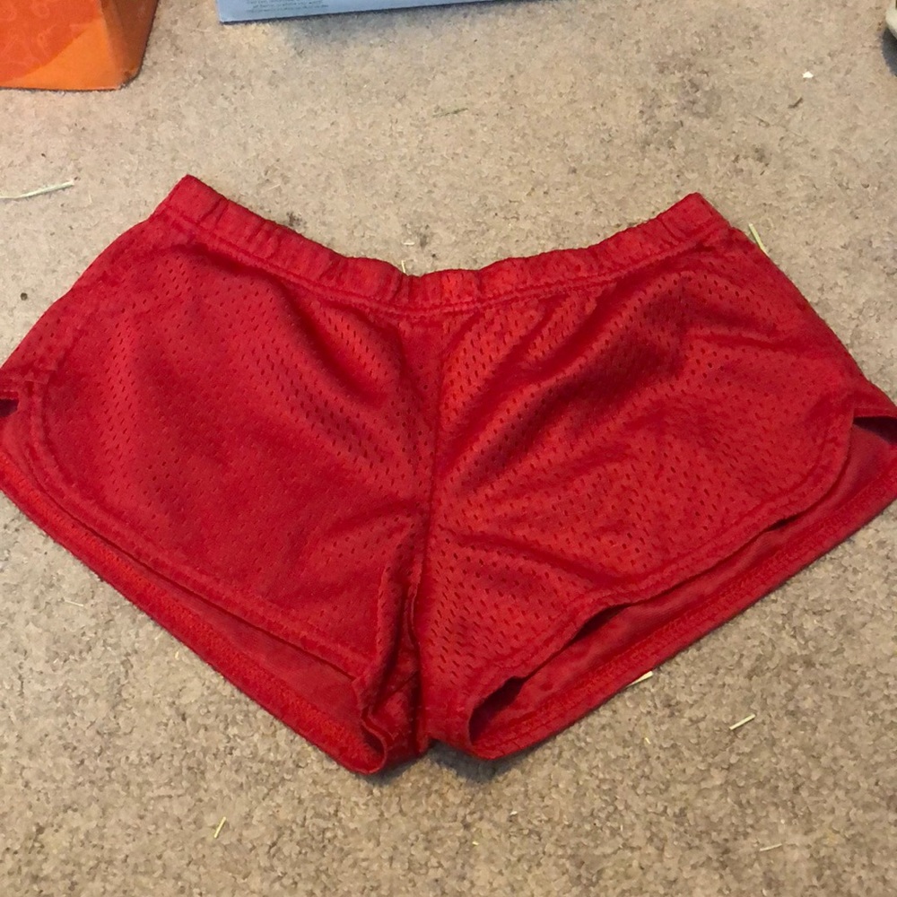 Red Soffee Shorts